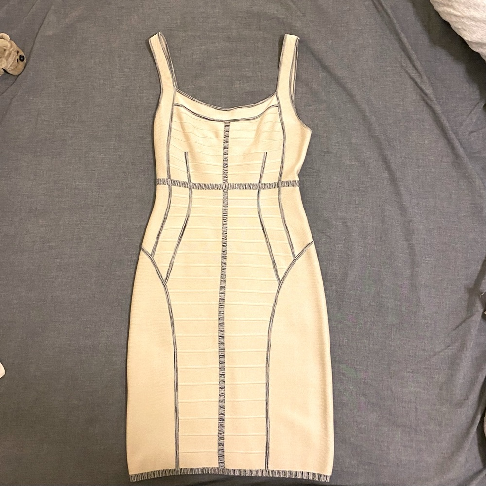 Herve Leger Knit Mini Cocktail Dress